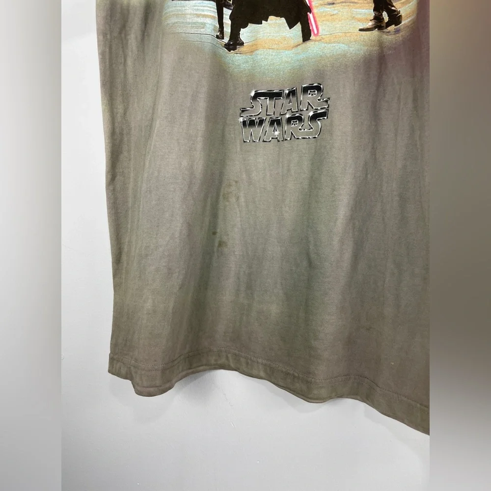 Vtg Star Wars Episode 1 The Phantom Menace Jedi vs. Sith T-Shirt Darth Maul Sz L - Picture 8 of 16